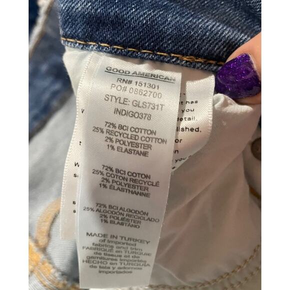 Women's Light Blue Distressed Jeans - Picture 7 of 7